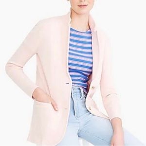 J Crew Factory sweater blazer, small, Heather quartz
